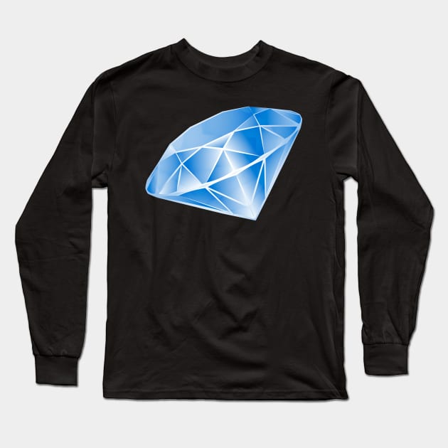 Crystal Long Sleeve T-Shirt by lakokakr